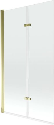 Mexen Castor 100x150cm Transparent Złoty 892-100-002-50-00