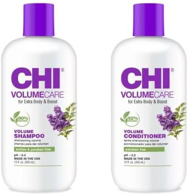 Chi Volume Care Zestaw Nadający Objętość Włosom Szampon 355Ml Odżywka 355Ml
