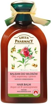 Green Pharmacy Olej Arganowy i Granat Balsam Do Włosów Suchych 300Ml