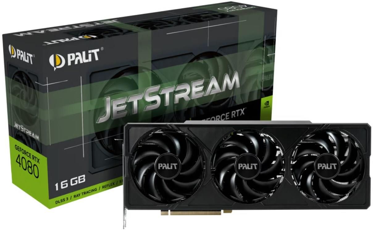 Palit GeForce RTX 4080 JetStream 16GB GDDR6X (NED4080019T21032J