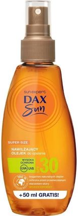 Dax Sun Nawilżający Olejek Do Opalania Wodoodporny Spf30 200 ml