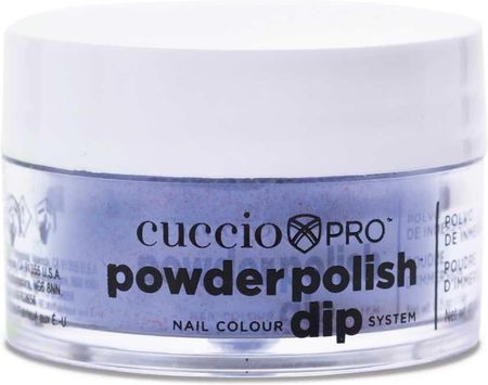 Cuccio 5595 Dip System Puder Purple With Red Glitter 14 G