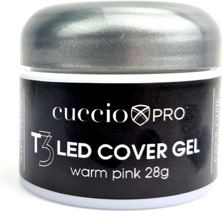 Cuccio T3 Led Cover Żel Samopoziomujący Warm Pink 28 G