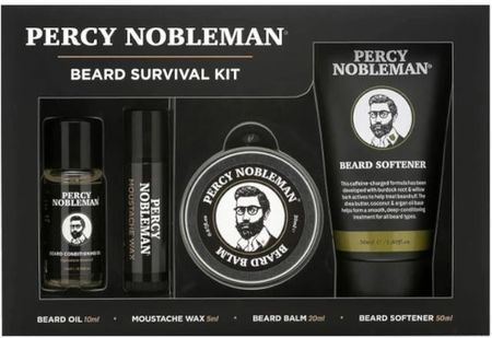 Percy Nobleman Beard Survival Kit Zestaw Brodacza Zestaw Do Pielęgnacji Brody
