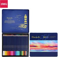 Zdjęcie Kredki Ołówkowe Deli Seria Finenolo 24 Kolory - Brzesko