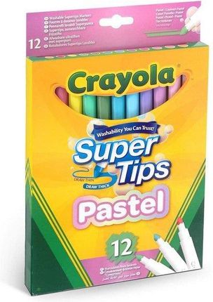 Crayola Zestaw Markerów Pastel Zmywalny 12 Uds