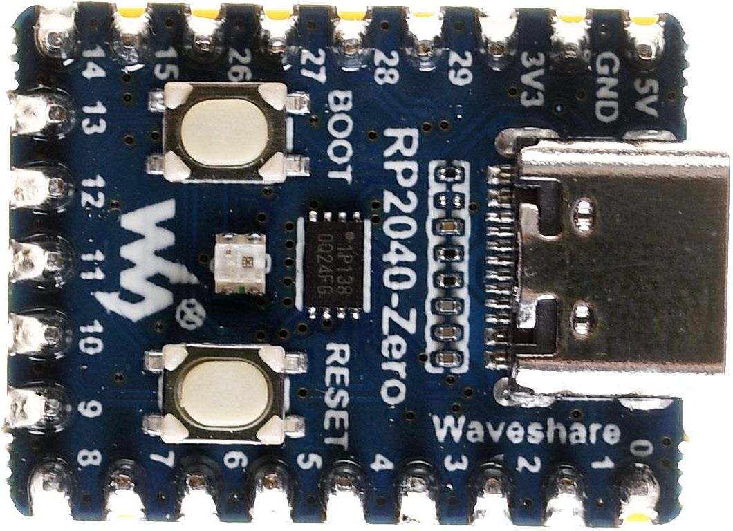 Mikrokontroler Waveshare RP2040 Zero Raspberry Pi Micropython Arduino ...