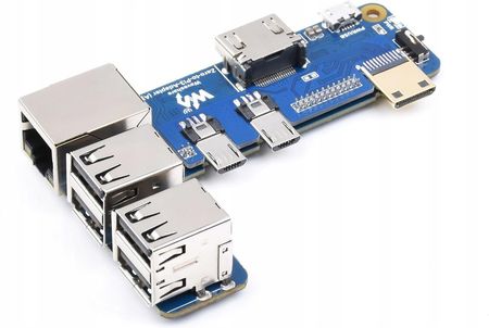 Waveshare Zero-to-Pi3-Adapter (A)-adapter Raspberry Pi Zero2 (22382)
