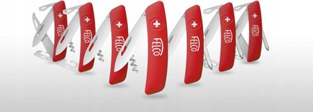 Felco 500 Szwajcarski Nóż Scyzoryk 3Funkcyjny 95Mm - zdjęcie 2
