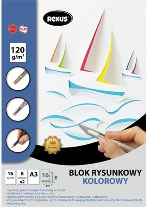 Blok rysunkowy A4/16K kolorowy Premium Beniamin