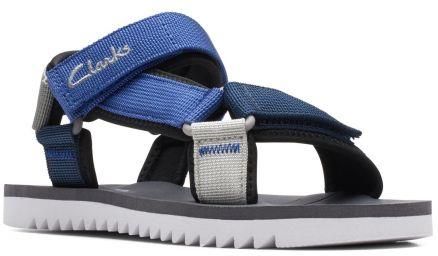 Sandały dziecięce Clarks Peak Web Kid G kolor blue combi 26171894