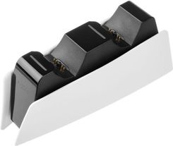 FIXED Stacja dokująca do DualSense PS5 Czarna/Biała FIXPS5-DCC-BW