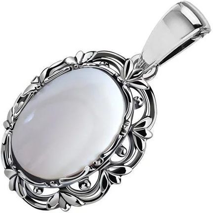 Polcarat Design Wisiorek srebrny z masą perłową W 2136 masa perłowa