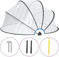 Vidaxl Kopuła Na Basen Okrągła 315X158 Cm Pvc 93812