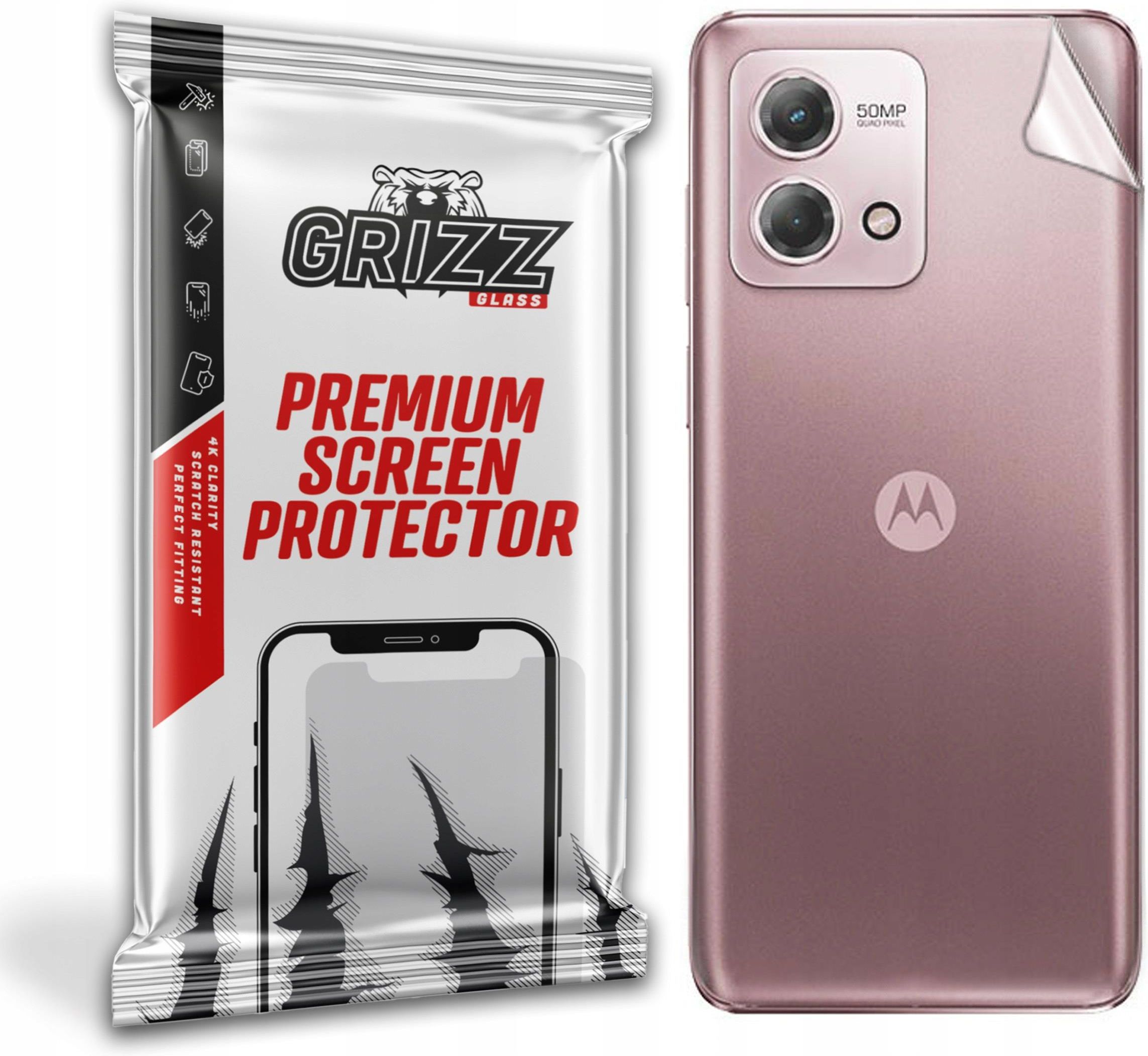 Grizz Glass Folia Na Tył Plecki Obudowę Do Moto G Stylus 2023 Opinie