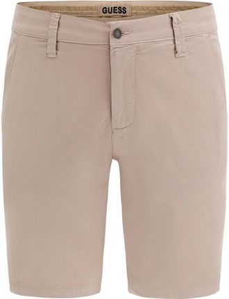 Męskie Spodenki Guess Drake Welt Short M3Gd06Wfby3-G1Ca – Beżowy
