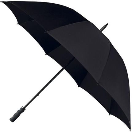 Bardzo duża, wytrzymała parasolka w kolorze czarnym