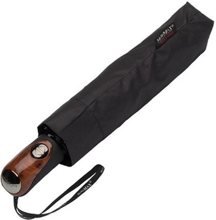 Czarna parasolka składana z pokrowcem - otwierana i zamykana jednym przyciskiem