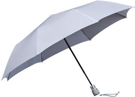 Automatyczna składana klasyczna parasolka biała, otwierana jednym przyciskiem