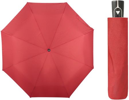 Automatyczna, wytrzymała parasolka Doppler, czerwona