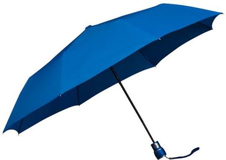 Automatyczna składana klasyczna parasolka niebieska, otwierana jednym przyciskiem
