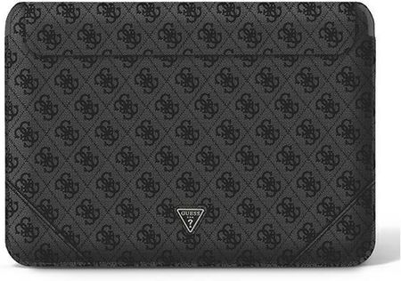 Guess Sleeve GUCS16P4TK 16" czarny/black 4G Uptown Triangle logo