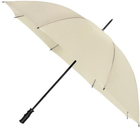 Bardzo duży parasol damski w kolorze ecru, lekki