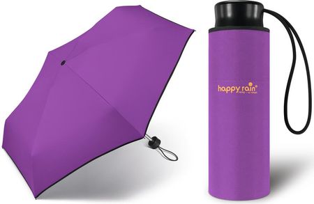 Kieszonkowa, ultra mini parasolka Happy Rain 16 cm, fioletowa
