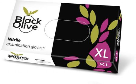 Great Glove Black Olive Rękawice Diagnostyczne Nitrylowe Bezpudrowe 100szt. Xl Ekspresowa I