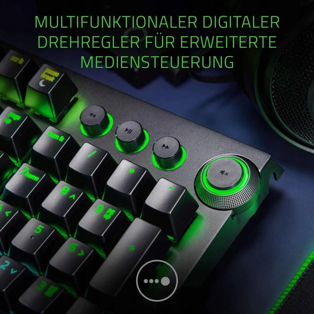 その他 Razer BLACKWIDOW ELITE GREEN US Klawiatura Razer BlackWidow Elite US Green Switch (RZ03