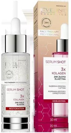 Eveline Serum Shot Face Therapy 3X Kolagen Głeboka Odnowa I Lifting 30 ml