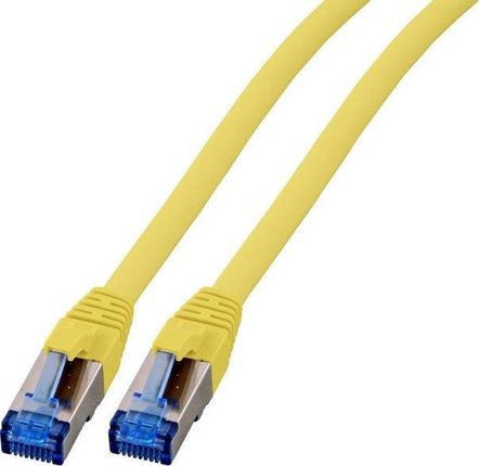 Efb RJ45 Patch Cable S/FTP, Cat.6A,Cat.7 RohCable TPE superflex, 0,15m zółty (K5525FGE015)