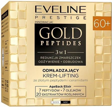 Krem Eveline Gold Peptides Odmładzajacy 60+ na dzień i noc 50ml - zdjęcie 2
