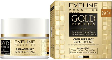 Krem Eveline Gold Peptides Odmładzajacy 60+ na dzień i noc 50ml - zdjęcie 3