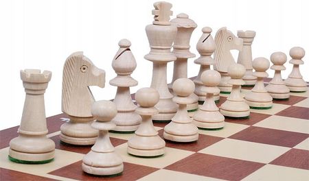 Sunrise Chess & Games Szachy Turniejowe nr 6 Intarsjowane 53x53cm