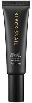 FarmStay Black Snail Premium Eye Cream 50 Ml – Mit Schwarzem Schneckenschleim, Feuchtigkeitsspendend, Aufhellend, Anti-Aging, K-Beauty