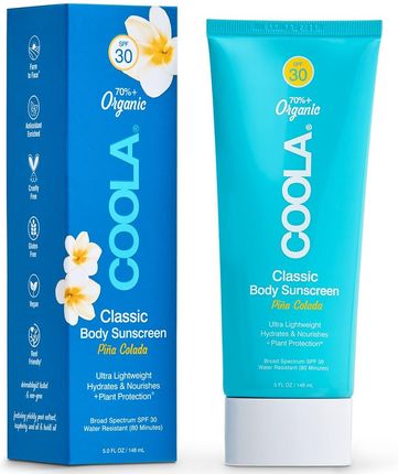 Coola Pina Colada Classic Body Sunscreen Lotion Spf 30 Ochrona Przeciwsłoneczna 148 ml