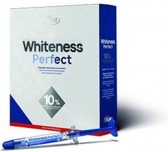 Whiteness Perfect 10% Kit zestaw do wybielania nakładkowego z 10% nadtlenkiem karbamidu do nadzorowanego użytku domowego, 5 strzykawek