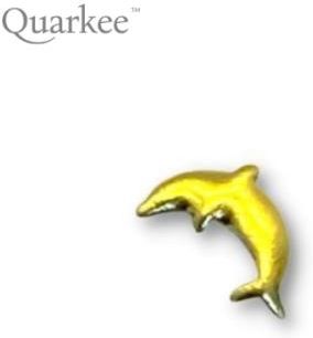Biżuteria nazębna z 22-karatowego złota Quarkee™ Gold Dolphin Left / Delfin w lewo