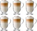 Szklanka Do Kawy Latte Na Stopce 300ml 6szt Allo