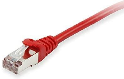 Equip - Patch Cable RJ-45 (M) to 15.0m SFTP, PiMF CAT 6a Shaped, Stranded Red (606509)