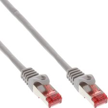 Inline 200pcs. Bulk-Pack Patch Cable S/FTP PiMF Cat.6 250MHz copper halogen free szary 0.25m (B76922)