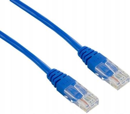 4World Kabel Sieciowy CAT 5e UTP 1m niebieski