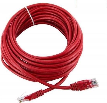 4World Kabel Sieciowy CAT 5e UTP 10m czerwony