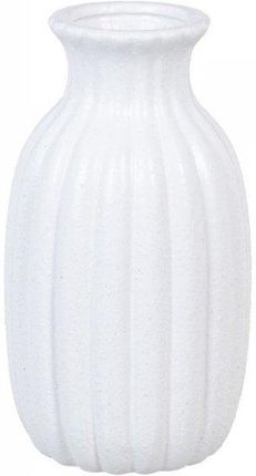 Bigbuy Home Wazon 14,5X14,5X27,5Cm Ceramika Biały 64588416
