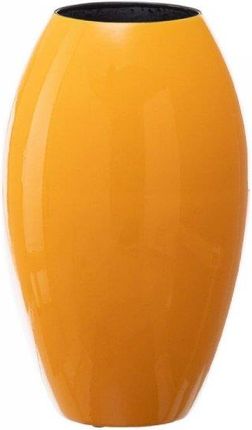 Bigbuy Home Wazon 21,5X21,5X36Cm Ceramika Żółty 64588417