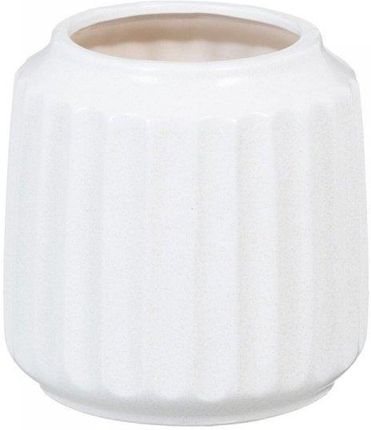 Bigbuy Home Wazon Ceramika 16X16X16Cm Biały 64588418