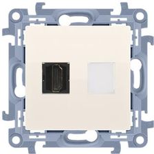 Zdjęcie Kontakt Simon 10 Gniazdo Hdmi Pojedyńcze Kremowy 10 (CGHDMI0141) - Będzin