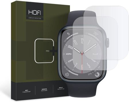 Hofi Folia Hydrożelowa Hydroflex Pro+ 2 Pack Apple Watch 4 / 5 / 6 / 7 / 8 / Se (40 / 41 mm) Clear