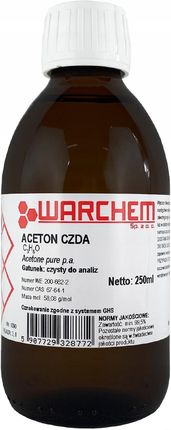 Warchem Aceton Czysty Do Analiz 250Ml
